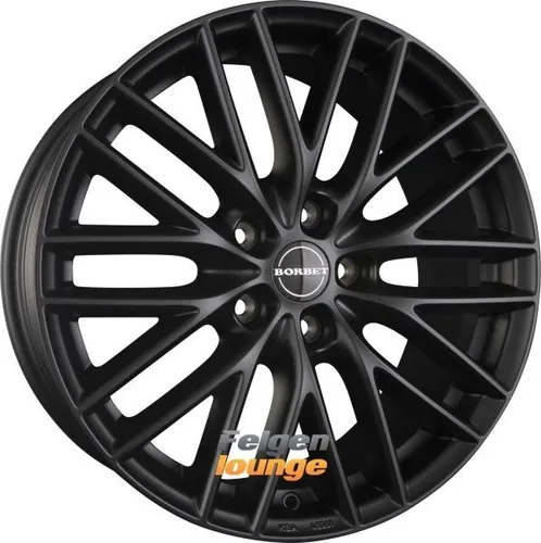 Borbet BS5 Alufelgen 19 Zoll - Schwarz Matt - Felgen für sportliche Fahrzeuge, 8x19 Zoll mit Y-Speichen-Design, ideal für eine ansprechende Optik und hohe Traglast von 810 kg.
