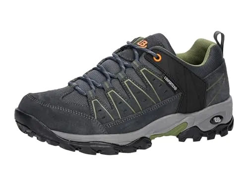 BRÜTTING Outdoorschuh Mount Pinos Low - Grau 36 EU - Wanderschuhe mit wasserdichter und atmungsaktiver Membrane, ideal für Outdoor-Abenteuer und komfortable Wanderungen.
