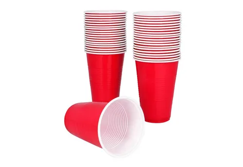 Boland Hängedekoration 40 XL-Partybecher 53 cl 12,5x9,5 cm, Rot - wieder