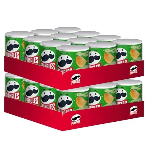 Pringles Sour Cream & Onion (2x 12x 40 g) – der unwiderstehliche Snack-Klassiker in der praktischen Dose – knackige Chips mit - und Zwiebel-Geschmack – Pop. Play. Eat.