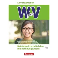 W plus V - Wirtschaft für Fachoberschulen und Höhere Berufsfachschulen - BWL mit Rewe - Hörbuch für Fachhochschulreife in NRW, bietet praxisnahe Lernsituationen zur optimalen Vorbereitung auf Prüfungen.