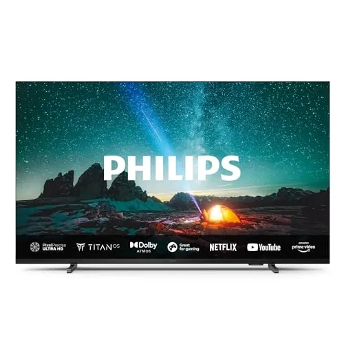 PHILIPS 43PUS7609 - 43-Zoll 4K LED Smart TV, pixel-präzise Ultra HD, Dolby Atmos-Klang und ideal für Gaming mit HDMI 2.1