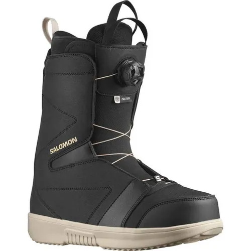 SALOMON Herren Snowboot SNOW. BOOTS FACTION BOA Black - Snowboardschuhe mit Boa Fit System für optimale Anpassung, D-Light-Außensohle für leichtes Tragegefühl und hervorragende Stoßdämpfung – ideal für Komfort und Performance auf der Piste.