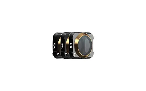 PolarPro - DJI Mavic Air 2 - Cinema Series - Vivid Collection - ND8/PL - ND16/PL - ND32/PL - Drone Filters - Variable Natural Density - Lightweight Aluminum Frame Design