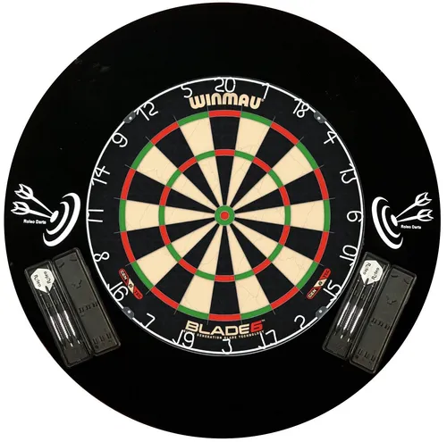 Winmau Steeldart Scheibe blade 6 Pro Set, 2 Satz Pfeile + Catchring