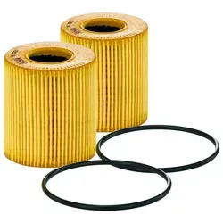 2x Ölfilter MANN-FILTER HU 711/51 x für Citroën Peugeot Fiat Ford Land Rover Mini DS