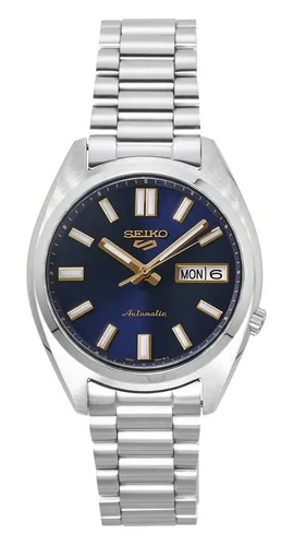 Seiko 5 Automatische Sportuhr SRPL55K1 – Edelstahl, Blau - Elegante Herrenuhr mit automatischem Uhrwerk, 100m wasserdicht und sportlichem Design. Ideal für den täglichen Einsatz und jede Gelegenheit.