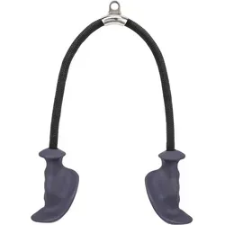 JASPORT ER2 Ergonomisches Trizeps-Seil (Grau) - Fitness-Kleingeräte mit ergonomischem Design für optimale Handunterstützung und vielseitige Trainingsmöglichkeiten. Ideal für Trizeps, Rücken und Bauch, bis 350 kg belastbar.