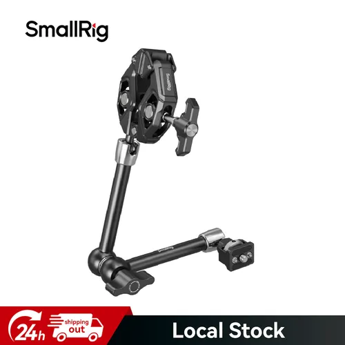 SmallRig 5312 Magic Arm mit krabbenförmiger Klemme – flexibel einsetzbar - Vielseitiger Magic Arm mit stabiler Krabbenklemme für kreative Kamera-Positionierungen. Ideal für professionelle Anwendungen in der Fotografie und Videografie.