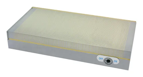 Flaig Magnetspannplatte permanent PMNM 1710 - Hochwertige Magnetspannplatte für präzises Spannen und Halten von Werkstücken, ideal für die Metallbearbeitung und CNC-Anwendungen.