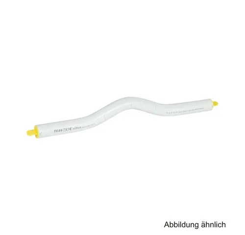 Fränkische Rohrwerke Wasserrohr Alpex Mehrschichtverbundrohr Überbogen weiß, 26x3mm