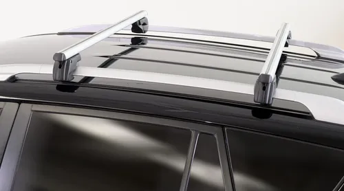 Sherman Relingträger für Volvo XC70 (P24) 07-16 - Gepäckträger aus hochwertigem Aluminium, abschließbar und einfach zu montieren, für eine maximale Tragfähigkeit von 75 kg. Ideal für Fahrzeuge mit offener Dachreling.