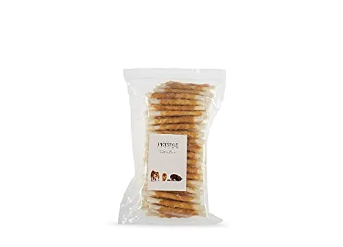 Petstyle Living Kaustange mit Huhn - Hundesnack - 12,5cm - 100 Stück