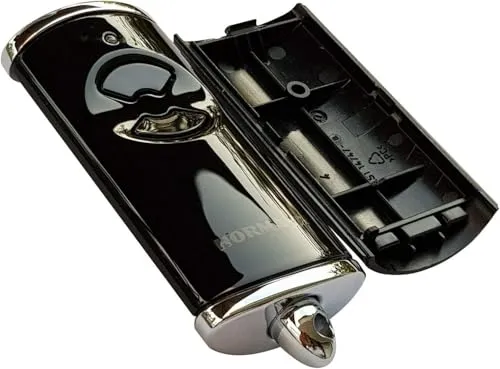 Hörmann Handsender Cover HSE2BS Leer Gehäuse schwarz Hochglanz 439755 ohne Batterie ohne Platine Ersatzteil Ober- und Unterschale