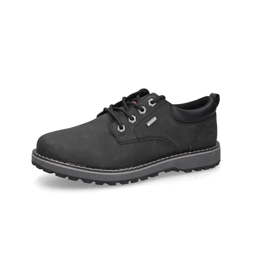 Dockers by Gerli Herren Schnürschuh, Gr. 44, schwarz - Sneaker aus Lederimitat mit Kaltfutter für optimalen Tragekomfort, ideal für Freizeit und Alltag.