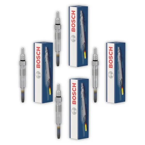 BOSCH 0 250 202 022 Glühkerzen Set (4 Stück) - 4 Glühkerzen für Audi, VW, Seat, Ford und weitere Marken. Optimale Verbrennung und lange Lebensdauer durch innovative Technologie. Ideal für Diesel-Motoren.