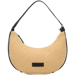 Umhängetasche MARC O'POLO in Raffia-Bast-Optik - Handtaschen mit innovativer Bast-Optik, aus recyceltem Material und mit Organic Cotton-Futter. Leicht und stylish, ideal für den Alltag.
