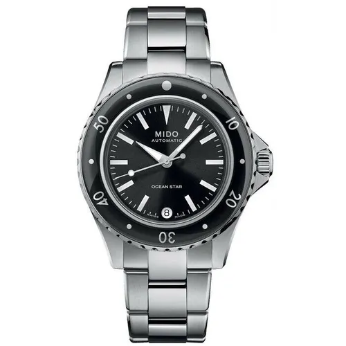 MIDO M026-207-11-051-00 Ocean Star Automatik Herren Armbanduhr - Armbanduhren für Herren mit 200 m Wasserdichtigkeit, ideal für Taucher und sportliche Aktivitäten. Ausgestattet mit Saphirglas und automatischem Uhrwerk für präzise Zeitmessung.
