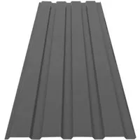 Trapezblech 115x45 cm Profiblech SET inkl. 100 Schrauben - Geräteschuppen - Wetterfestes, rostresistentes Trapezblech für vielseitige Wand- und Dachverkleidungen, inklusive Montagematerial für einfache Installation.