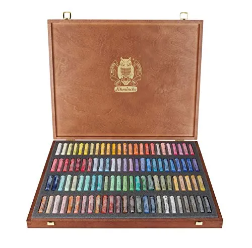 Schmincke Pastell Malkasten 100 Stifte - Schreibutensilien, hochwertiger Pastellkasten mit 100 lebendigen Farben für kreative Kunstwerke und exzellente Farbmischungen.