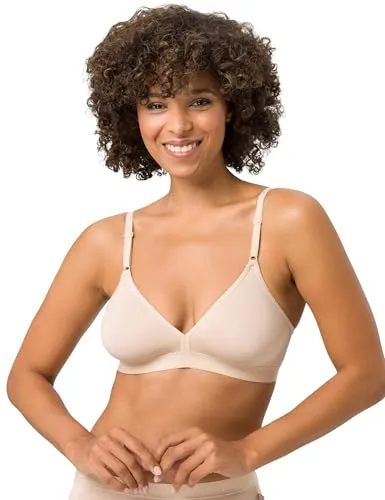 Beedees Bügelloser BH Microfun N 90D - Funktionsunterwäsche, bequemer Soft-BH ohne Bügel aus weicher Microfaser, ideal für den Alltag mit verstellbaren Trägern und optimalem Tragekomfort.