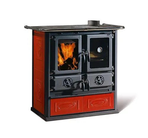 La Nordica Küchenofen | Rosetta 5.0 | Keramik Liberty bordeaux | 7,9 kW
