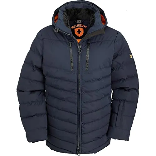 Wellensteyn Allwetterjacke Carmenere Men Dunkelblau - Funktionsjacke mit sportlichem Design, wasser- und winddicht, ideal für kaltes Wetter und aktive Freizeit.