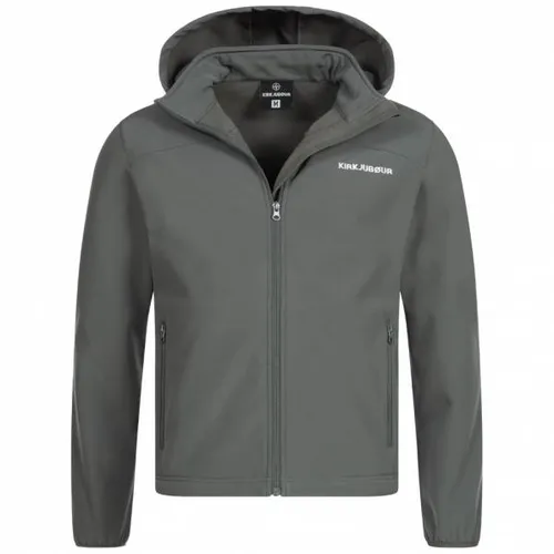 KIRKJUBÃUR KIRKJUBØUR® "Hestur" Herren SOFTSHELLjacke 10.000 mm Wassersäule grau 86430330-86430297