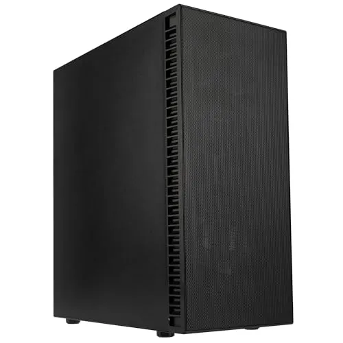 Kolink Observatory HF Mesh PWM Midi Tower Gehäuse - Schwarz - Elegantes Midi Tower Gehäuse mit optimaler Luftzirkulation, ideal für leistungsstarke Gaming-Systeme und effiziente Kühlung.