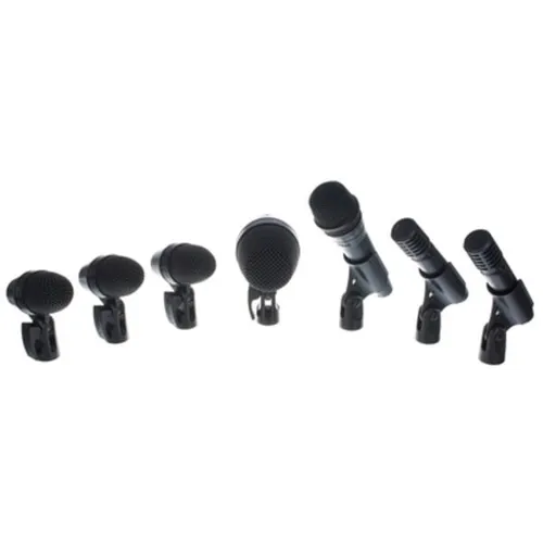 Shure PG ALTA Drum Kit 7-Stück-Mikrofon-Bundle - Taschen & Koffer für Mikrofone, umfassendes 7-teiliges Set für professionelle Drum-Abnahme, ideal für Studio- und Live-Anwendungen.