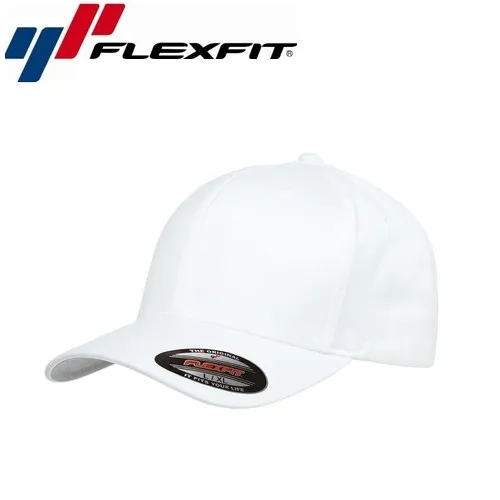 Flexfit Classic White Baseball Cap S/M Weiß