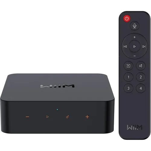 WiiM Pro Plus - Ultra-High-Res Audio Streamer - Media Player mit hochwertigem AKM-DAC für herausragende Klangqualität und einfache Einrichtung. Streamen Sie Ihre Musik in Ultra-Hi-Res bis 768 kHz/32 Bit via AirPlay, Alexa, Roon Ready und mehr.