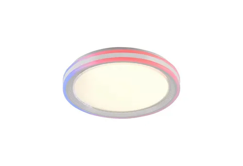 Just Light. LED-Deckenleuchte Spheric Weiß CCT & RGB Ø 48,5 cm - Moderne LED-Deckenleuchte mit zwei steuerbaren Lichtquellen. Genießen Sie beeindruckende Rainbow- und CCT-Modi für individuelle Lichtstimmungen.