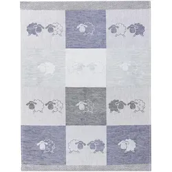 Kracht Schäfchen Halbleinen Küchentuch 3er Pack 50x70 cm blau - Praktisches Küchentuch aus der Schäfchen Kollektion von Kracht. Hergestellt aus Halbleinen und Baumwolle, ideal für die tägliche Küchenarbeit. Saugstark und stilvoll – ein echter Helfer in jeder Küche.