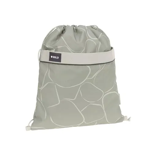 LÄSSIG Turnbeutel in Grün - Stilvoll und Funktional - Turnbeutel aus 100% Polyester in der Farbe Curve Sage, leicht und ideal für Sport und Freizeit mit praktischen Maßen von 36 x 41 cm.