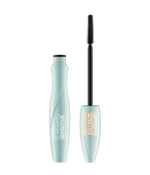 CATRICE Glam & Doll Sensitive Volume Mascara 9 ml - Ultra Black für empfindliche Augen - Mascara für empfindliche Augen, parfümfrei und augenärztlich getestet. Mit präziser Elastomer-Bürste für einen ausdrucksstarken Look und besonderen Eye-Opening-Effekt.