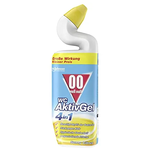 null null WC AktivGel 4in1, Flüssiger WC Reiniger, Suny Citrus, 1er Pack (1x750 ml) 00