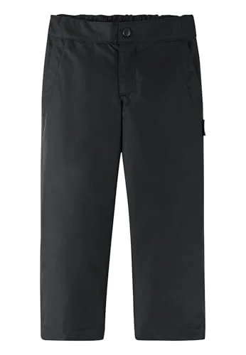 Reimatec Hose Valpas für Jungen und Mädchen - Black 122 - Regenhosen für Jungen, wasserdicht mit verschweißten Nähten und strapazierfähigem Material, ideal für nasse Tage beim Spielen.