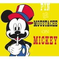 Komar Wandbild Mickey Mouse Moustache 40 x 50 cm