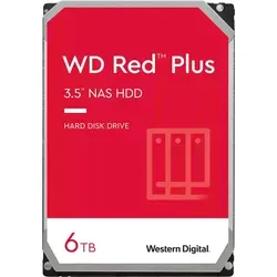 WD Red Plus WD60EFPX - 6 TB NAS HDD, 5400 rpm, 256 MB Cache, ideal für 24/7 Betrieb in NAS-Systemen