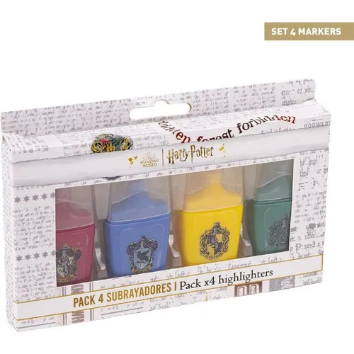 Cerda HARRY POTTER - Les 4 Maisons - Set de 4 Surligneurs (4x) (37071447)