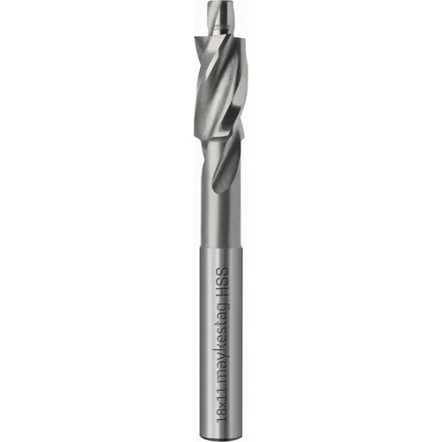 MAYKESTAG Flachsenker DIN373 HSS Z=3 für M5 - Präziser Flachsenker für Durchgangslöcher, ideal für M5 Schrauben. Robuste HSS-Ausführung und einfache Handhabung garantieren zuverlässige Ergebnisse im Bohrzubehör.