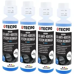 4x TECPO SCR Anti-Kristall Additiv Konzentrat AdBlue® 250 ml - 4x TECPO SCR Anti-Kristall Additiv Konzentrat für SCR-Systeme. Schützt vor Kristallbildung, sorgt für einen reibungslosen Betrieb und verlängert die Lebensdauer Ihrer Fahrzeugtechnik. Ideal für regelmäßige Anwendungen!