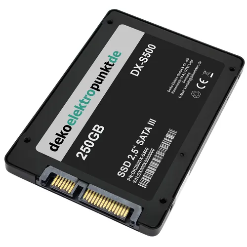 250GB SSD Festplatte passend für Toshiba Satellite U505-SP2990
