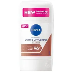 Nivea WOMEN Derma Dry Control Anti Transpirant 96H 50ml - Deodorant für Frauen mit 96 Stunden Schutz vor Schweiß und Geruch. Ideal für empfindliche Haut, mit innovativer DermaDry-Technologie für langanhaltende Frische und Komfort.