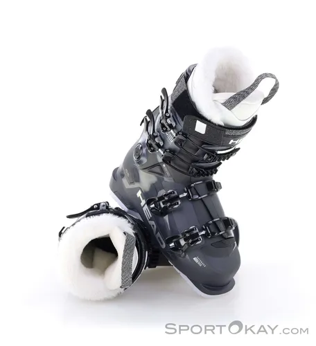 HEAD Edge 85 W HV Anthracite - 23,5 - Alpin-Stiefel für Damen, ideal für Mittelstufe/Fortgeschrittene, mit steifer Flex für optimale Kraftübertragung und Kontrolle auf der Piste.