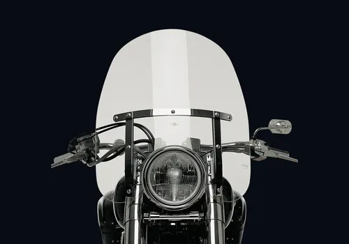 NATIONAL CYCLE Windshield Dakota für Yamaha XV1600 Wild Star VP08 - Sonstige KFZ-Ersatzteile mit ABE, aus robustem High Impact Acrylic für optimalen Windschutz und klassischen US-Custom-Look, ideal für lange Touren.