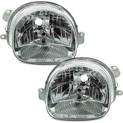 Scheinwerfer Set für Renault Twingo 1 H4 Halogen - Frontscheinwerfer Set für Renault Twingo 1 (Bj. 9/00-2/07), 2-teilig und vorbereitet für elektrische Leuchtweitenregulierung mit E-Prüfzeichen für sichere Nachrüstung.