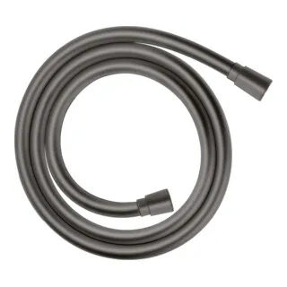 hansgrohe Isiflex Brauseschlauch 160 cm - Badarmaturen in brushed black chrome, hochwertiger Kunststoffschlauch in Metalloptik, knickgeschützt für langlebige Nutzung.
