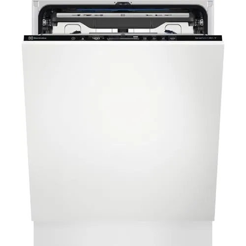 ELECTROLUX EEZ68600W Geschirrspüler mit 14 COP und WIFI - Geräuscharmer Geschirrspüler mit 43 dB, ideal für eine effiziente Reinigung. Total versenkbar mit 3 Körben für flexibles Geschirrmanagement.